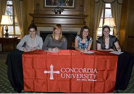 From Left: Alexa Budd, Erika Eneix, Andrea DeVisser, Maggie Harris
